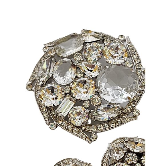 Vintage Spectacular Signed Weiss Blingy Rhinestone Set (A3284) - Picture 3 of 5